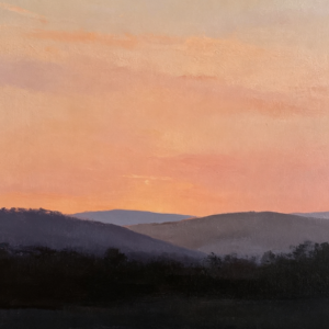Handcrafted Evening Landscape Painting